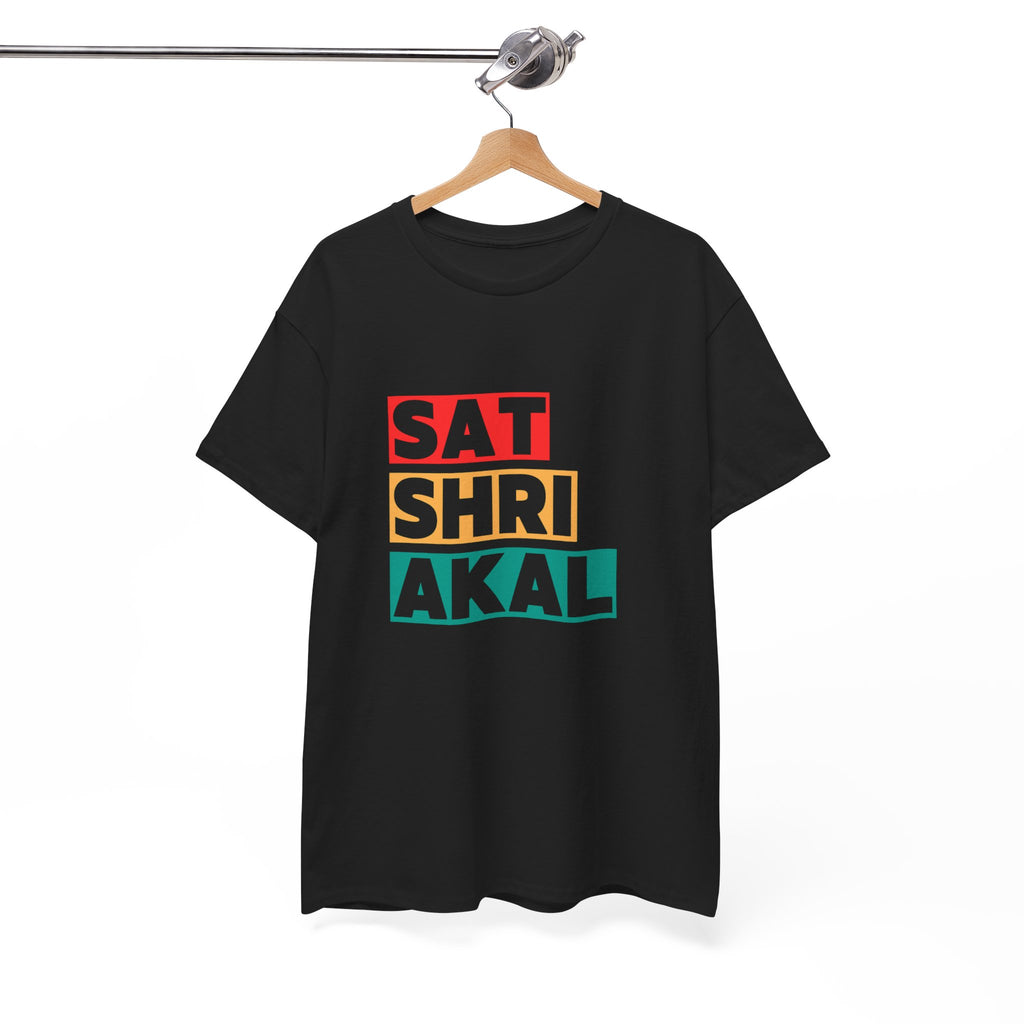 Sat Shri Akal Tee - Punjabi Sikh Greeting Graphic T-Shirt
