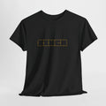 Singh Graphic Tee — Bold Gold Outline Punjabi Name Shirt